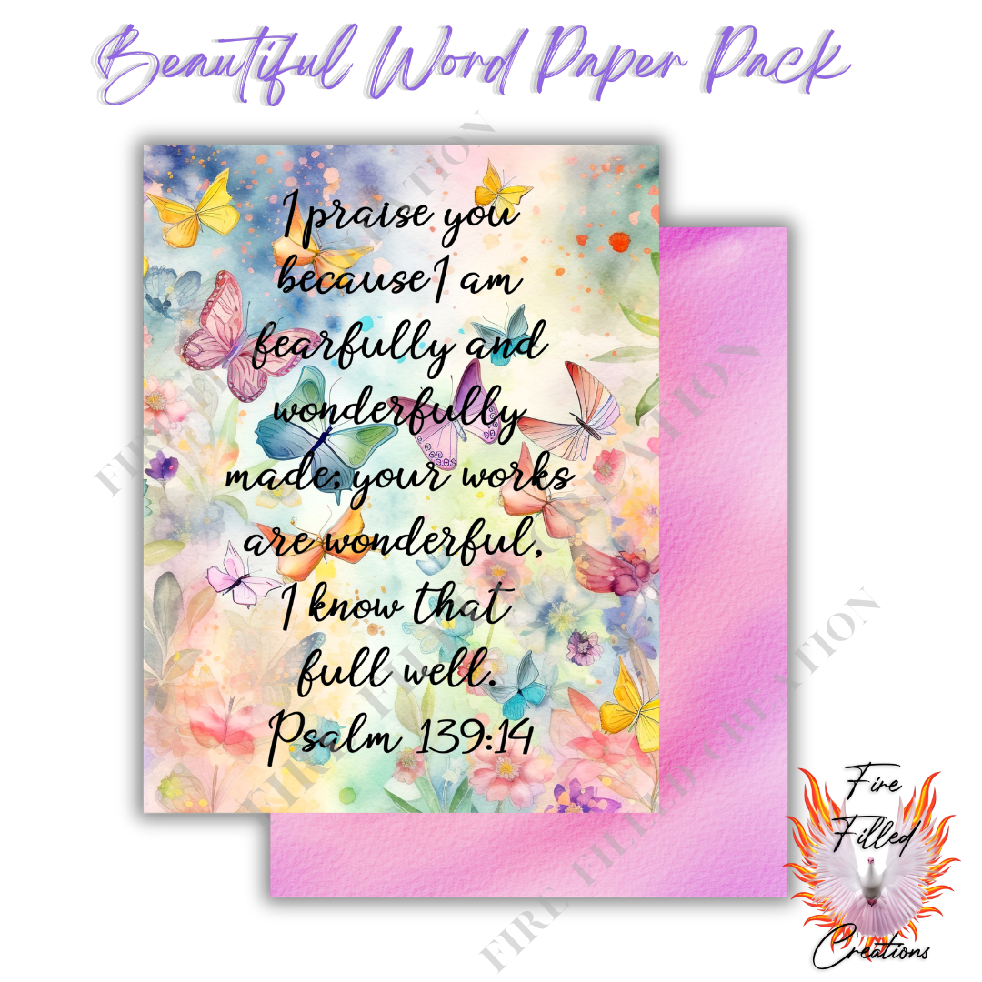 Beautiful Word Paper Pack (Digital)