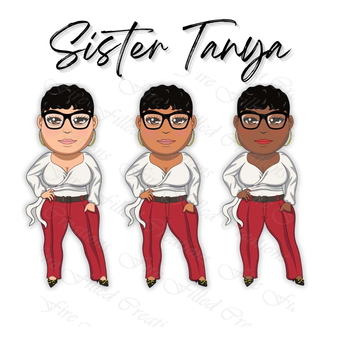 Sister Tanya Mini Faithful - Sticker Sheets and Die Cuts