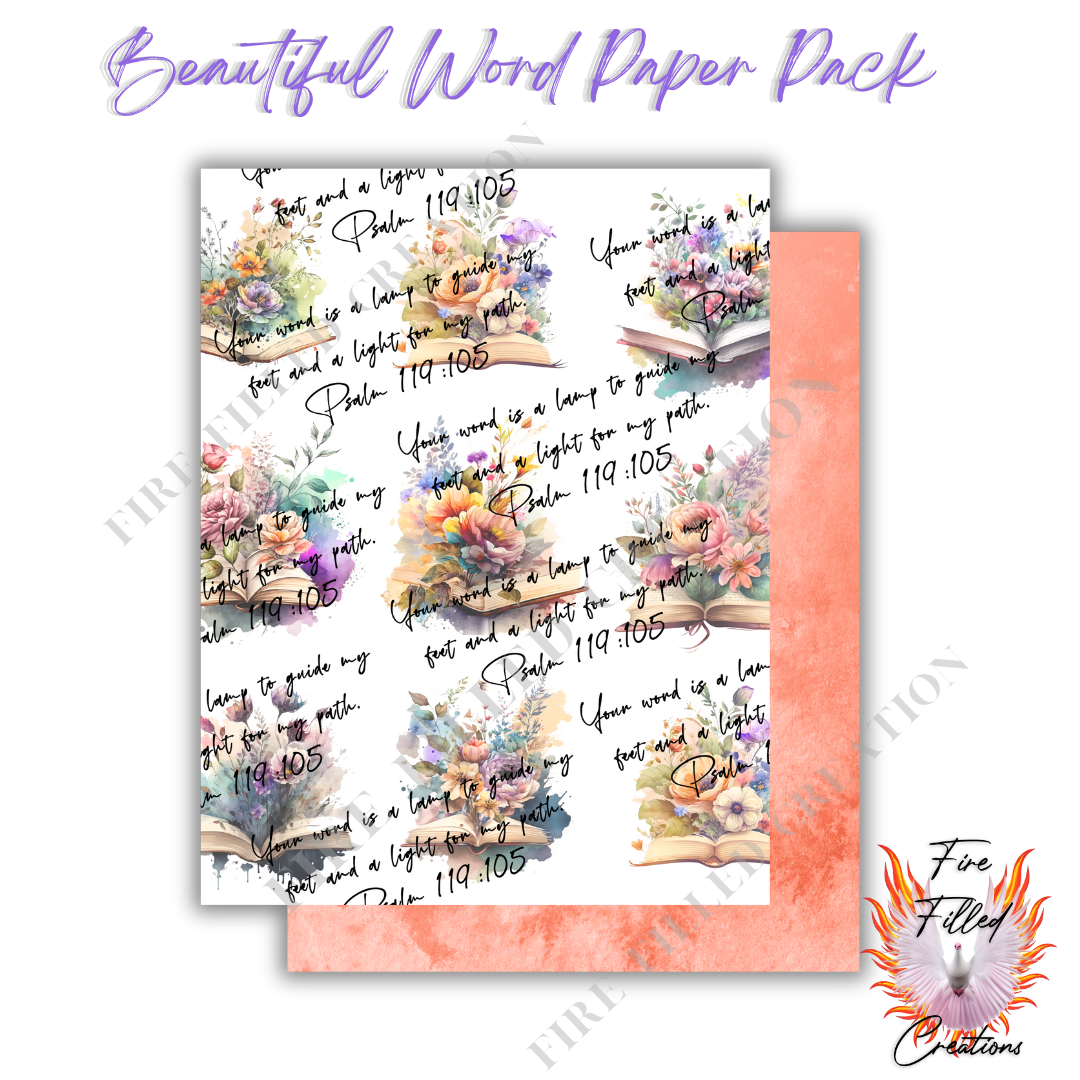 Beautiful Word Paper Pack (Digital)