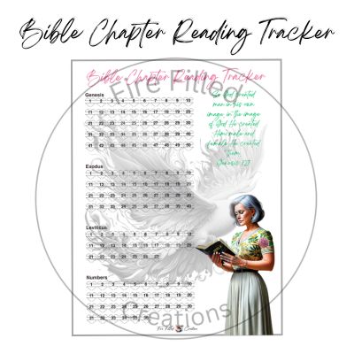 Bible Chapter Reading Tracker (Printable & Digital)