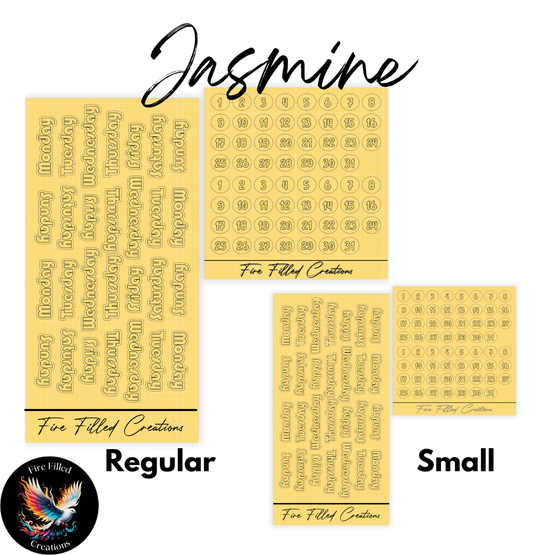 Days and Dates - Pastels