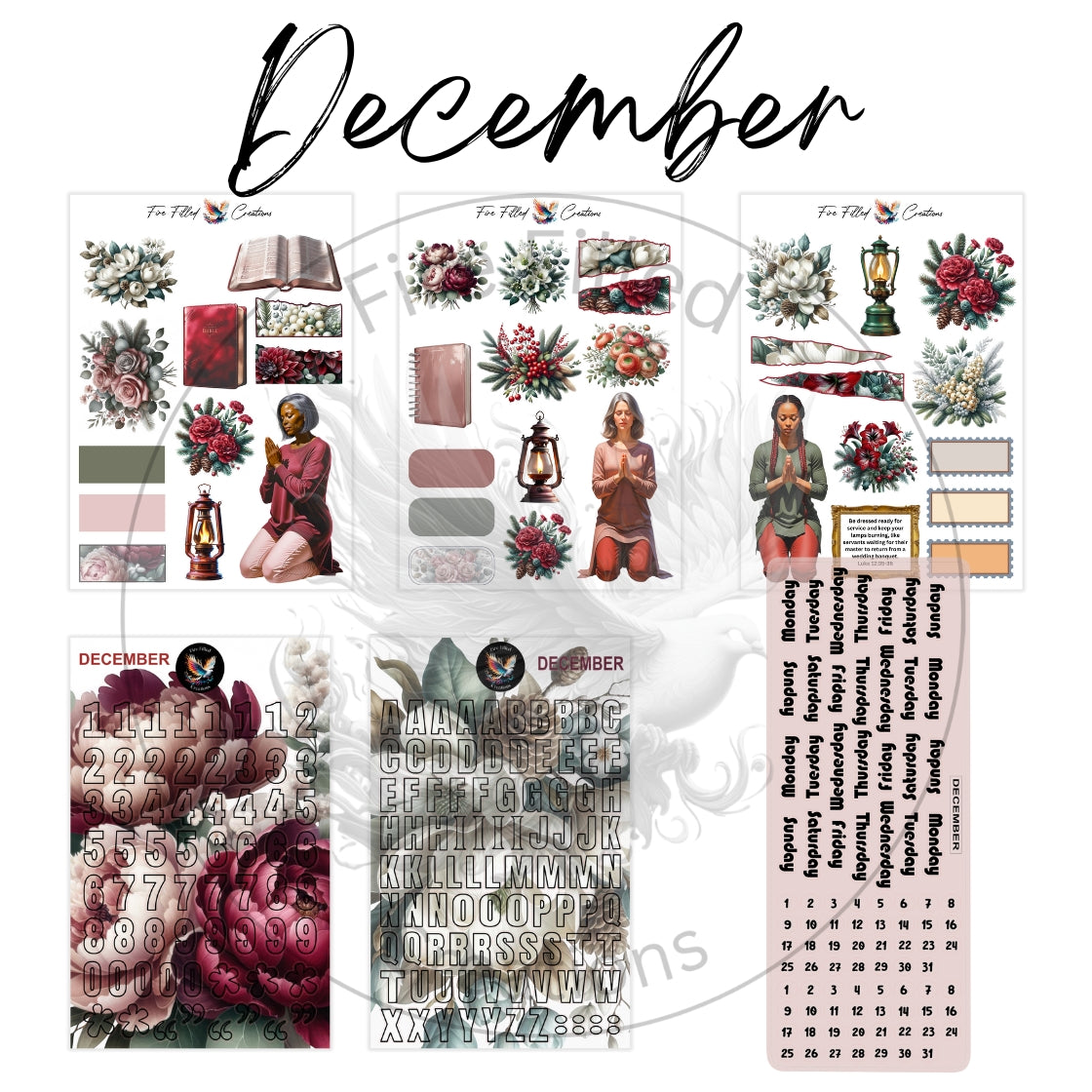 The Faith Based Quarterly Subscription (STICKERS ONLY) (Please Read!)