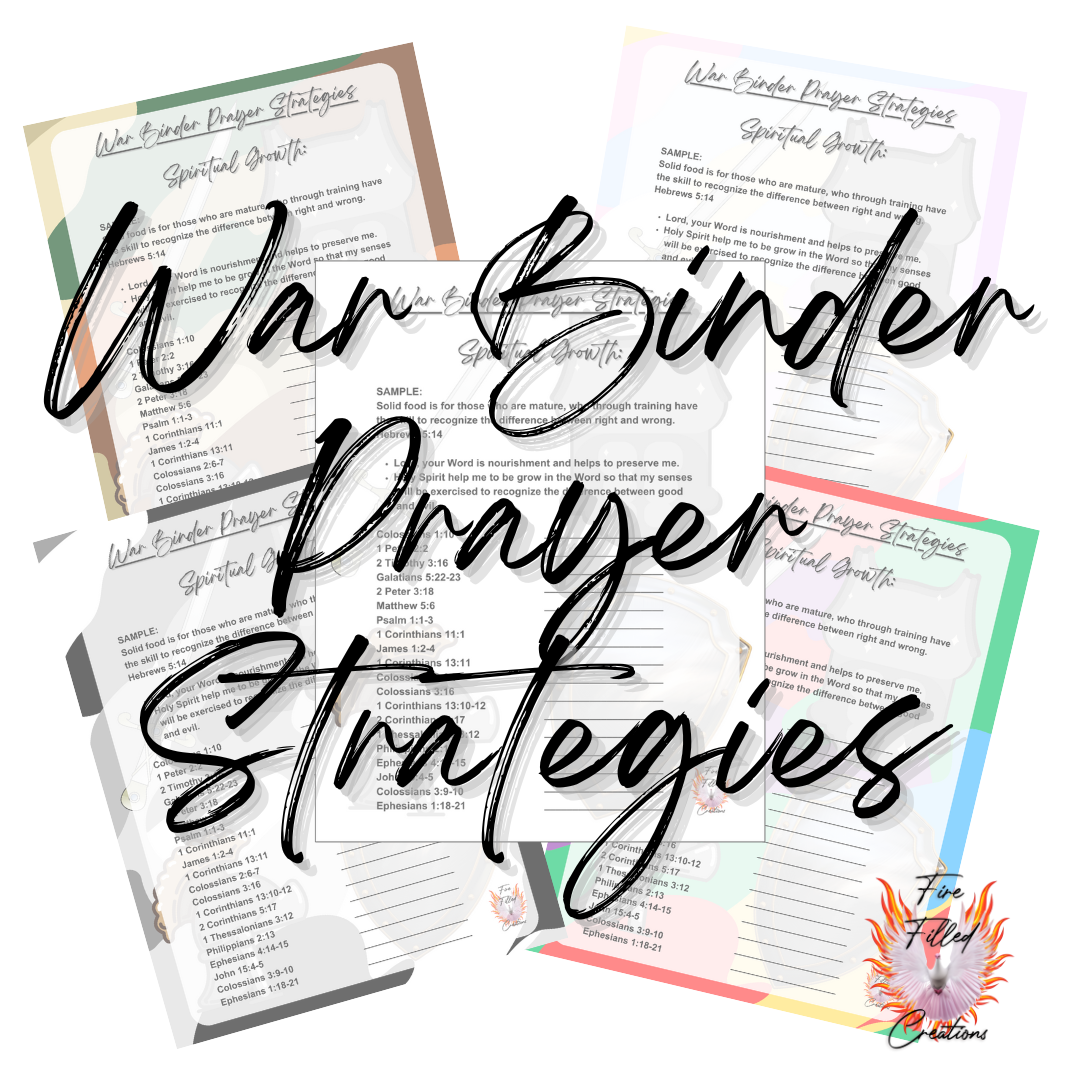 War Binder Prayer Strategies (Printable)