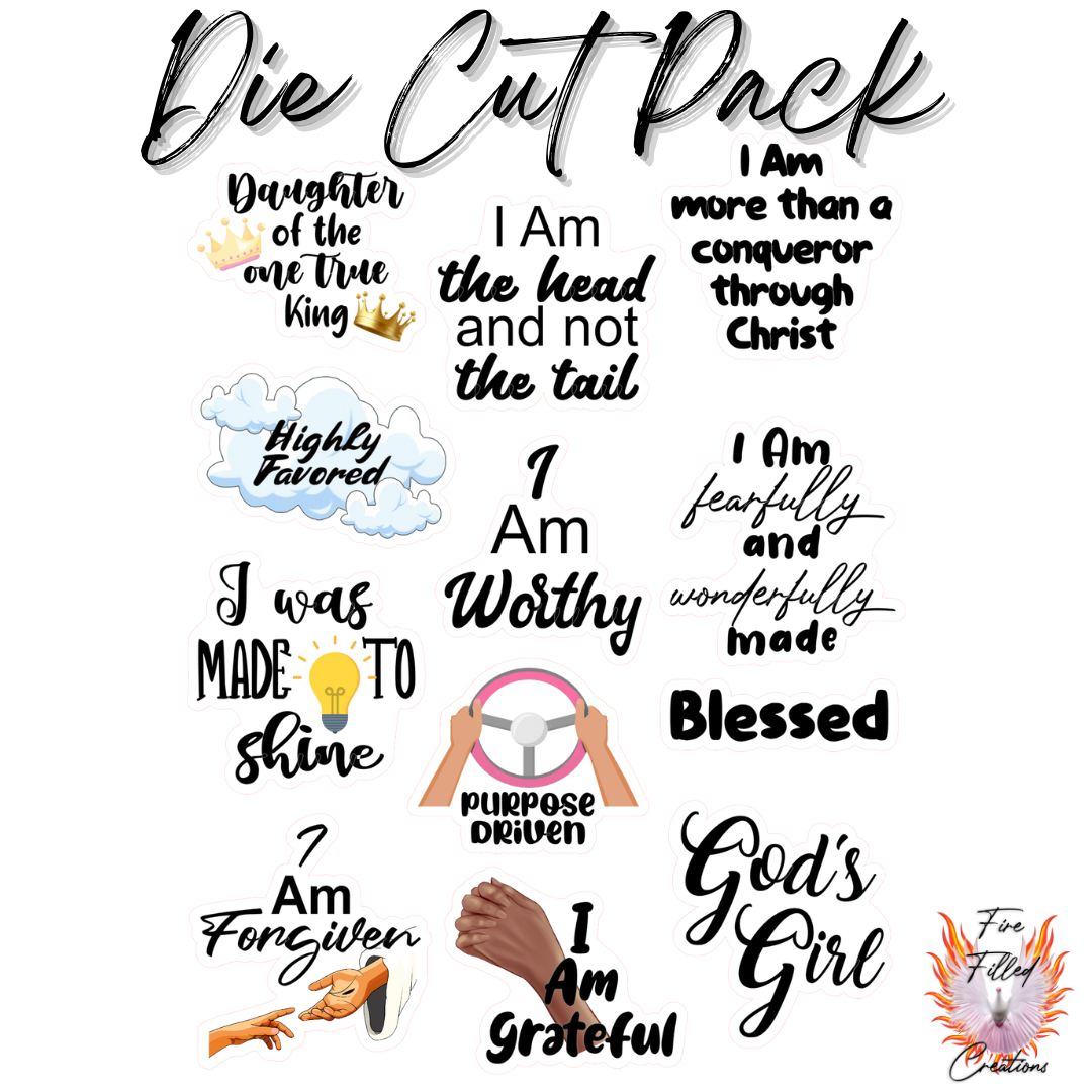 Affirmations - Sticker Sheets and Die Cuts