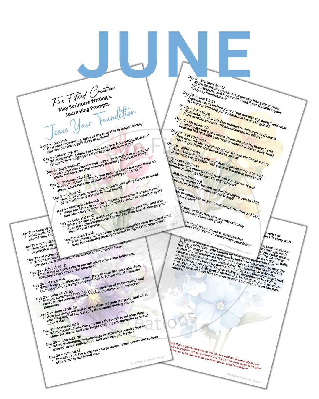 Scripture Writing Plan & Journaling Prompts