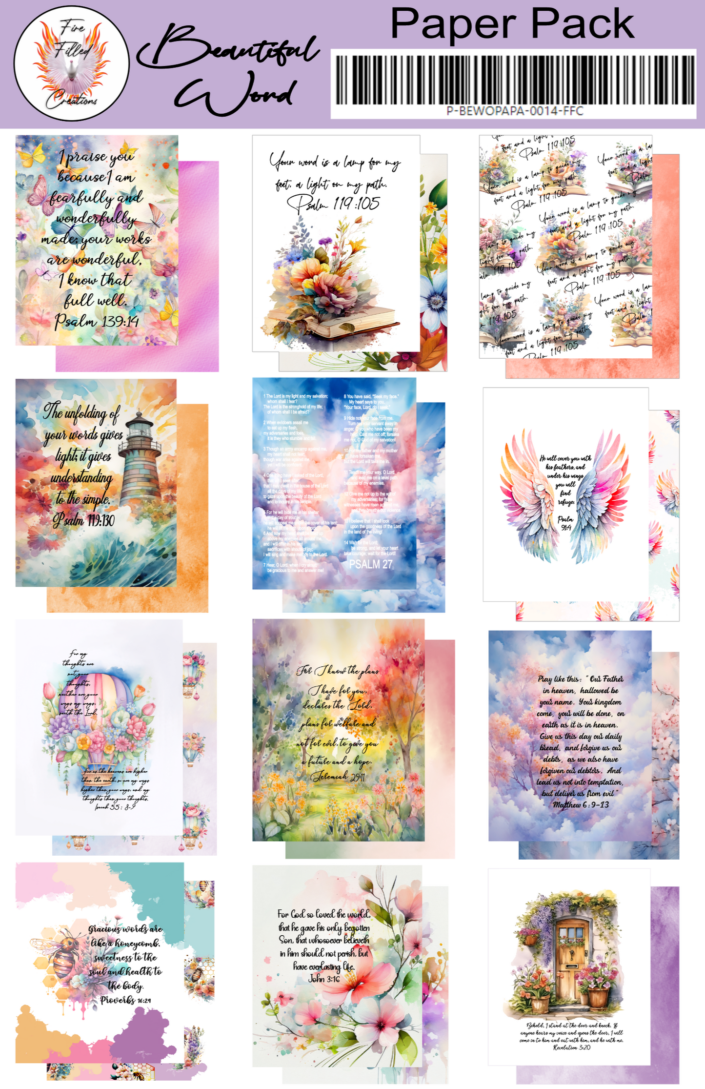 Beautiful Word - Paper Pack