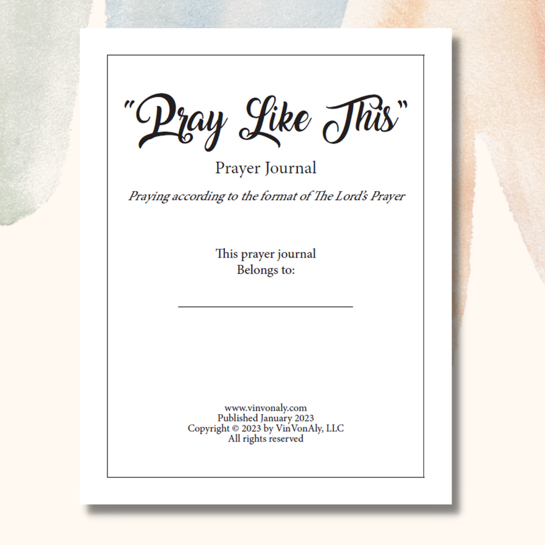"Pray Like This" - Prayer Journal (Printable)