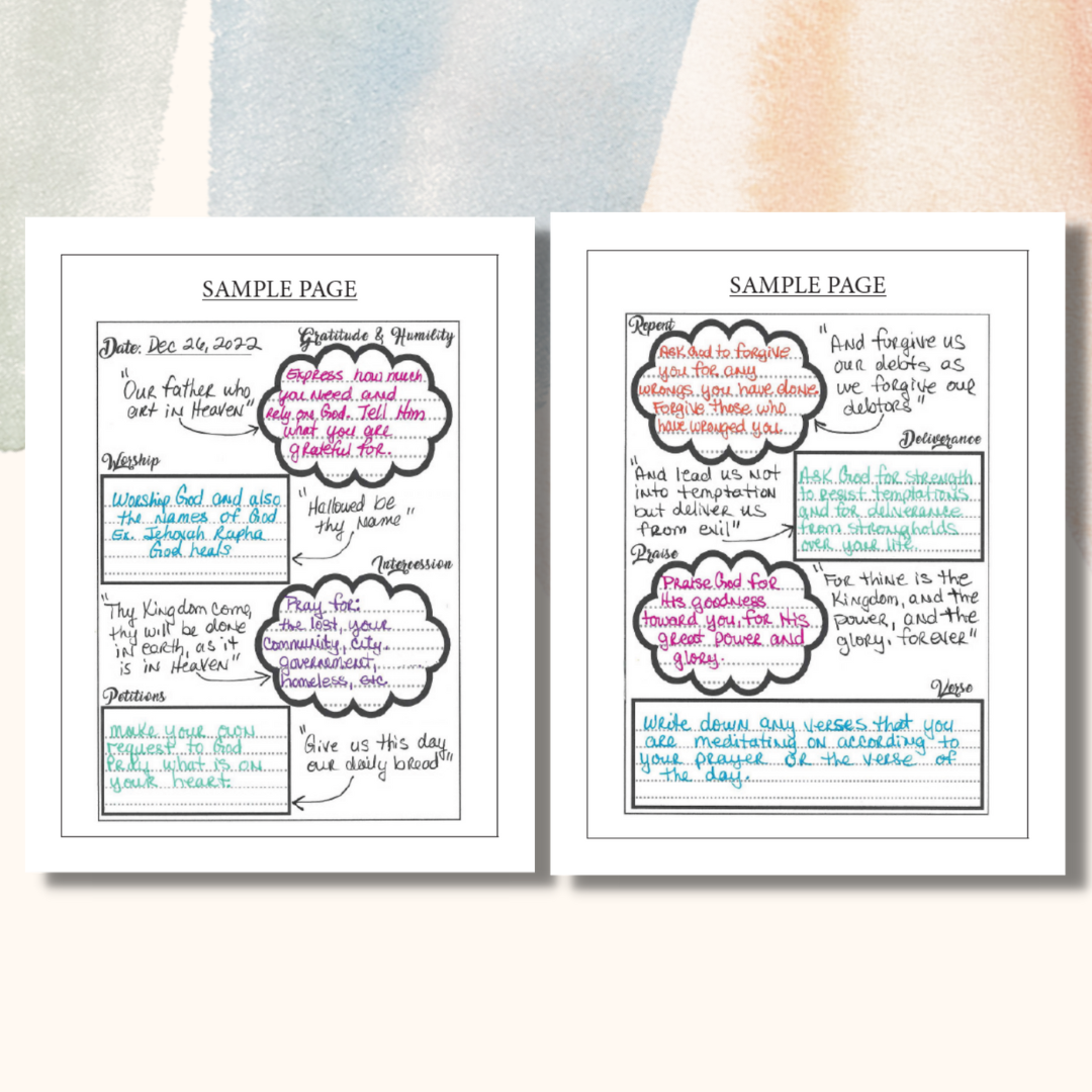 "Pray Like This" - Prayer Journal (Printable)