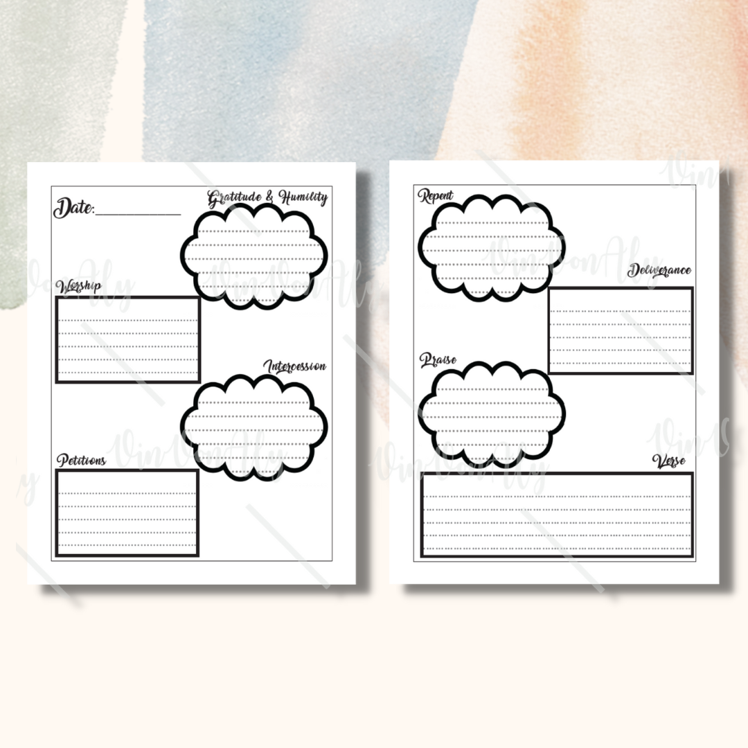 "Pray Like This" - Prayer Journal (Printable)