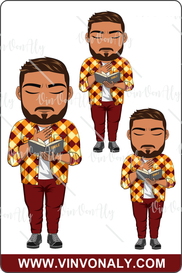 Brother David Mini Faithful - Sticker Sheets and Die Cuts