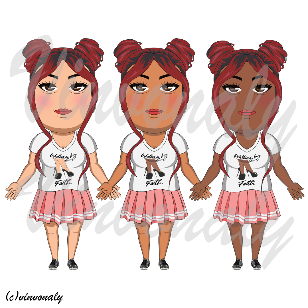 Sister Tiffany Mini Faithful - Sticker Sheets and Die Cut