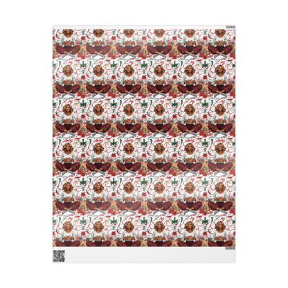 Cheerful Giver Gift Wrapping Paper - Dark Skin