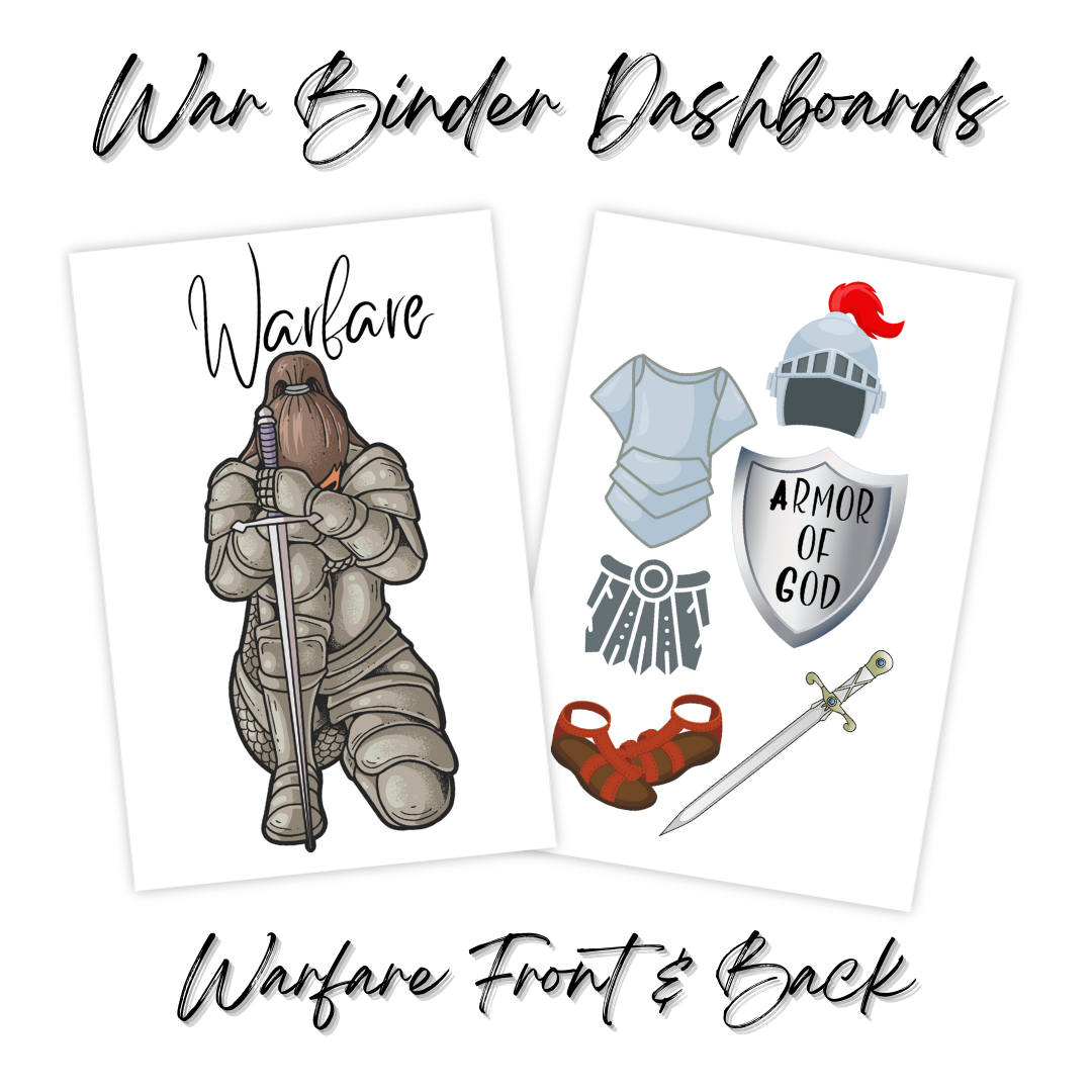 War Binder Cover and Dashboards - Collection #1 (Printable)
