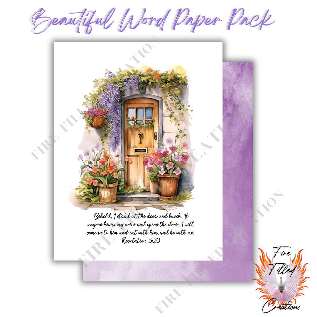 Beautiful Word Paper Pack (Printable)