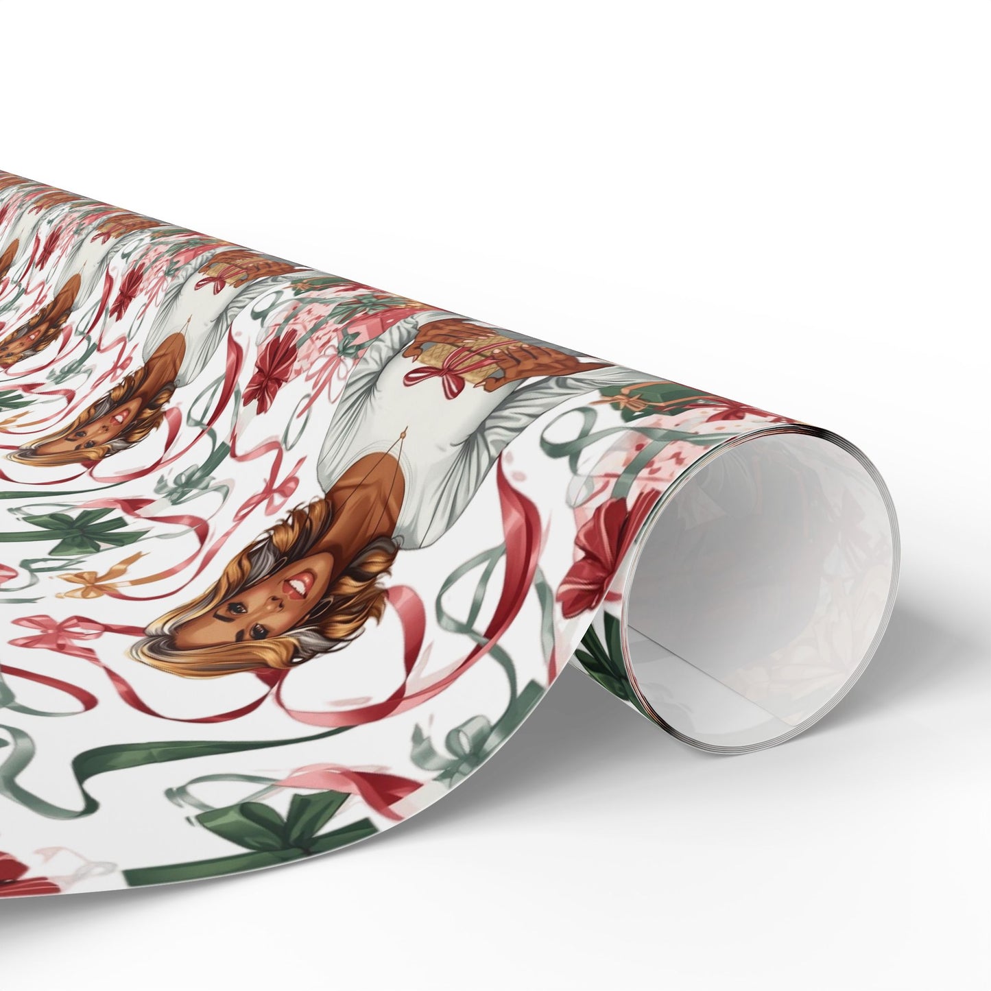 Cheerful Giver Gift Wrapping Paper - Dark Skin