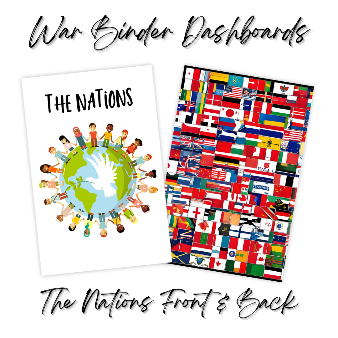 War Binder Cover and Dashboards - Collection #1 (Printable)