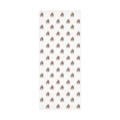Nativity Gift Wrapping Paper - Dark Skin