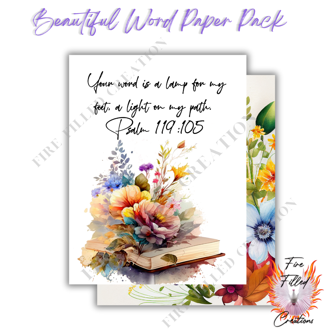 Beautiful Word Paper Pack (Digital)