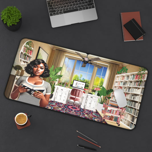 Tranquil Hideaway Desk Mat - Dark Skin
