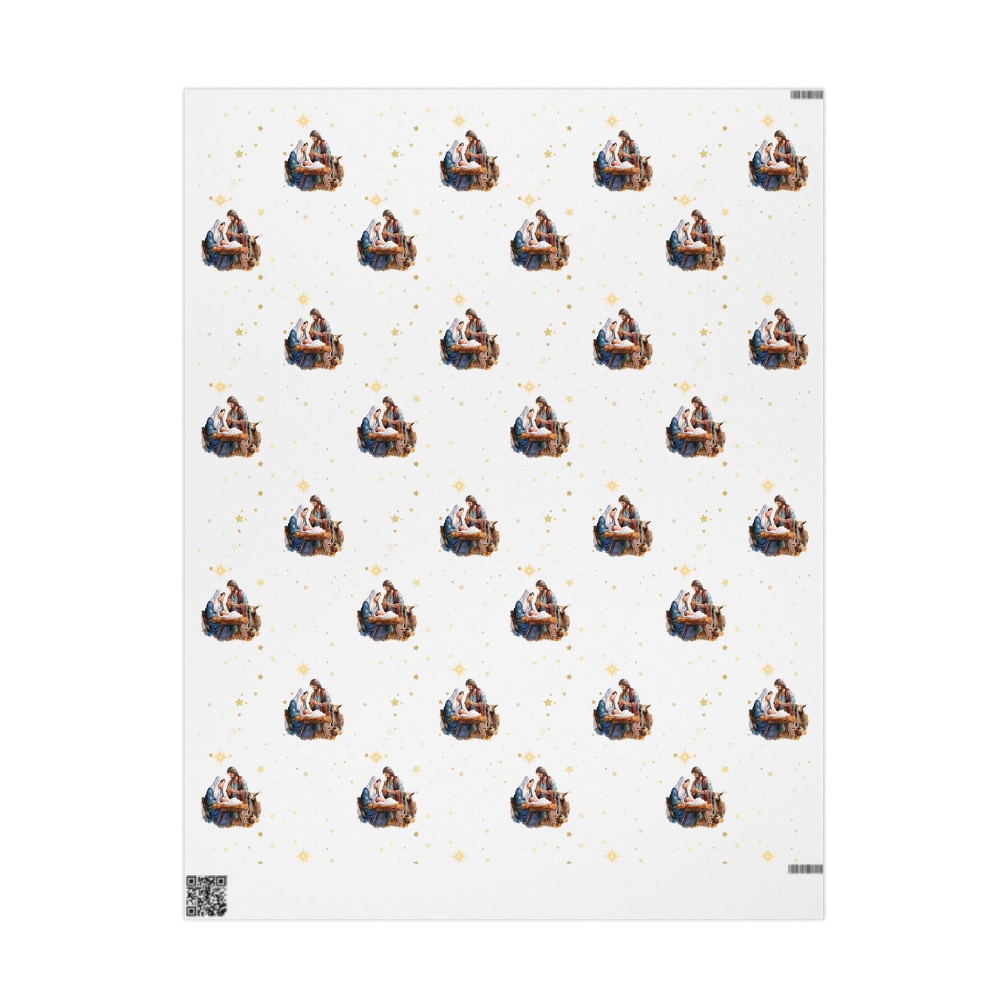 Nativity Gift Wrapping Paper - Fair Skin