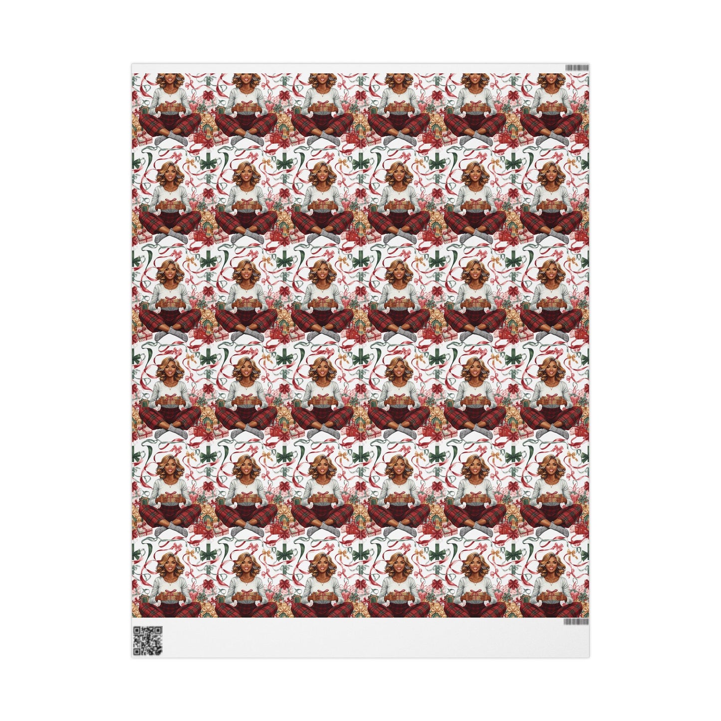 Cheerful Giver Gift Wrapping Paper - Dark Skin