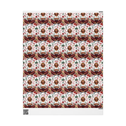 Cheerful Giver Gift Wrapping Paper - Dark Skin