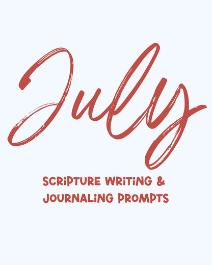 Scripture Writing Plan & Journaling Prompts