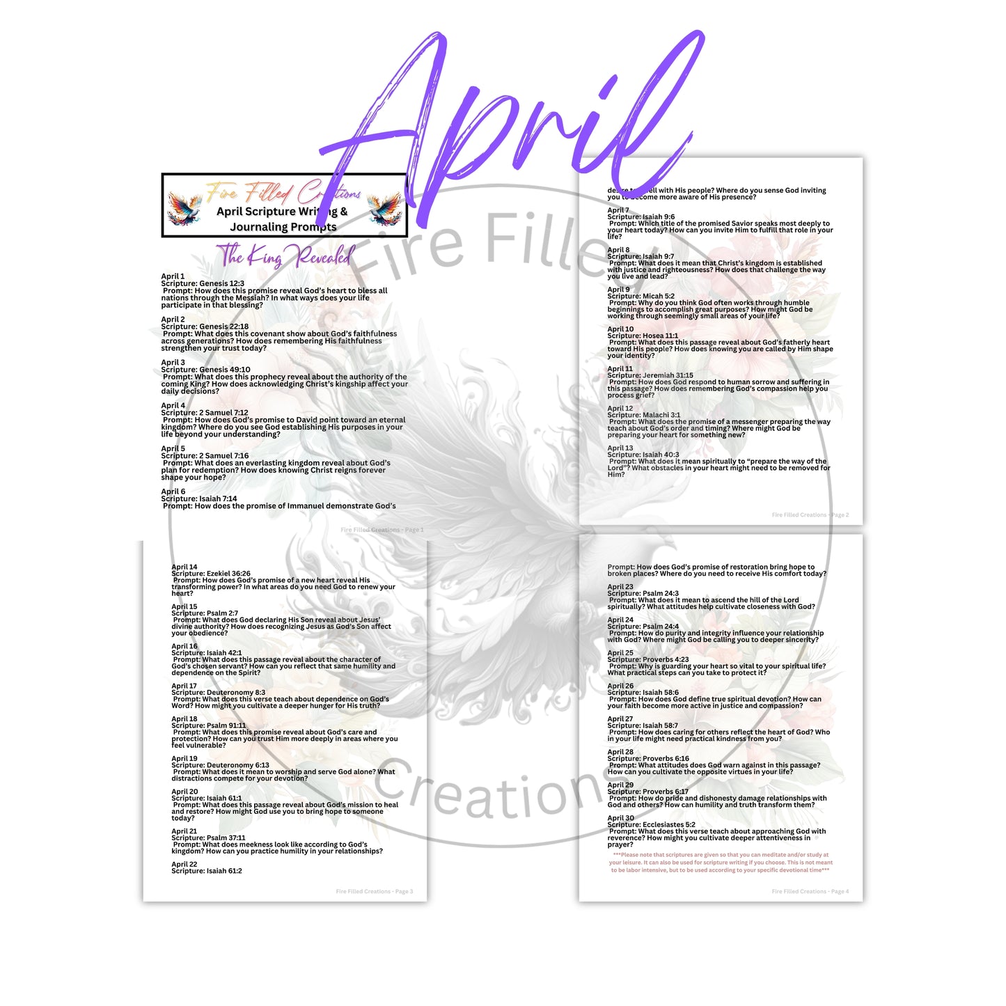 Scripture Writing Plan & Journaling Prompts