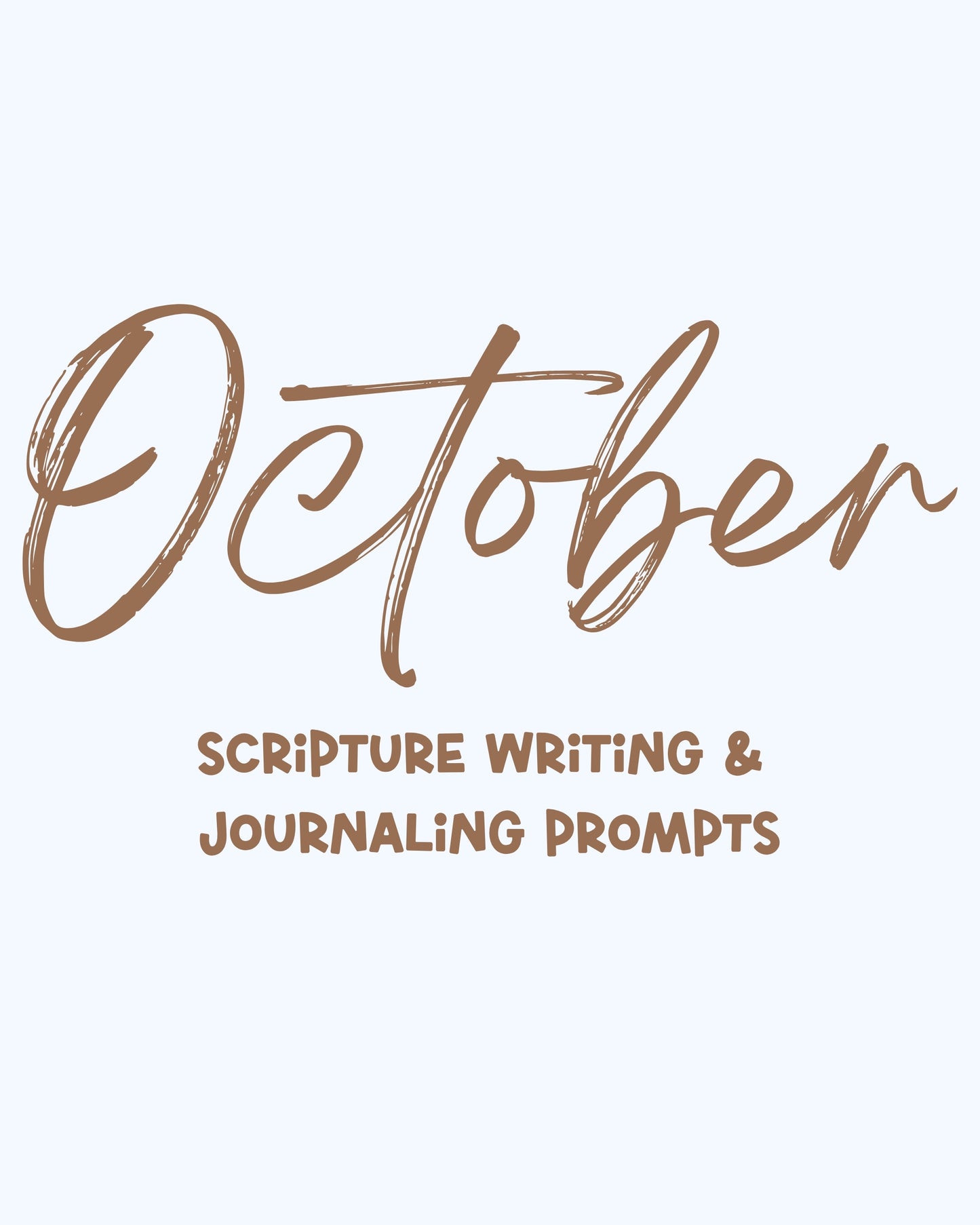 Scripture Writing Plan & Journaling Prompts