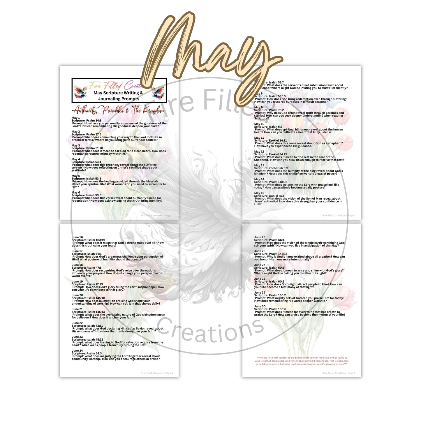 Scripture Writing Plan & Journaling Prompts