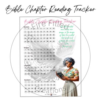 Bible Chapter Reading Tracker (Printable & Digital)