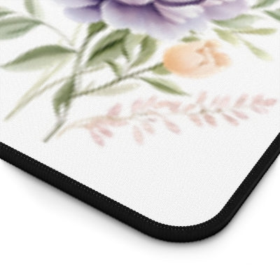 Philippians 4:13- Floral Scripture Desk Mat
