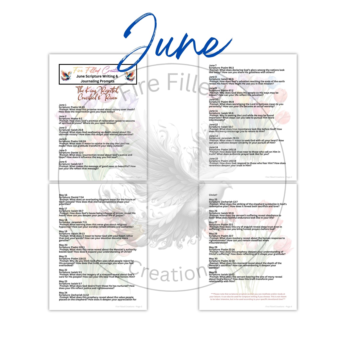Scripture Writing Plan & Journaling Prompts