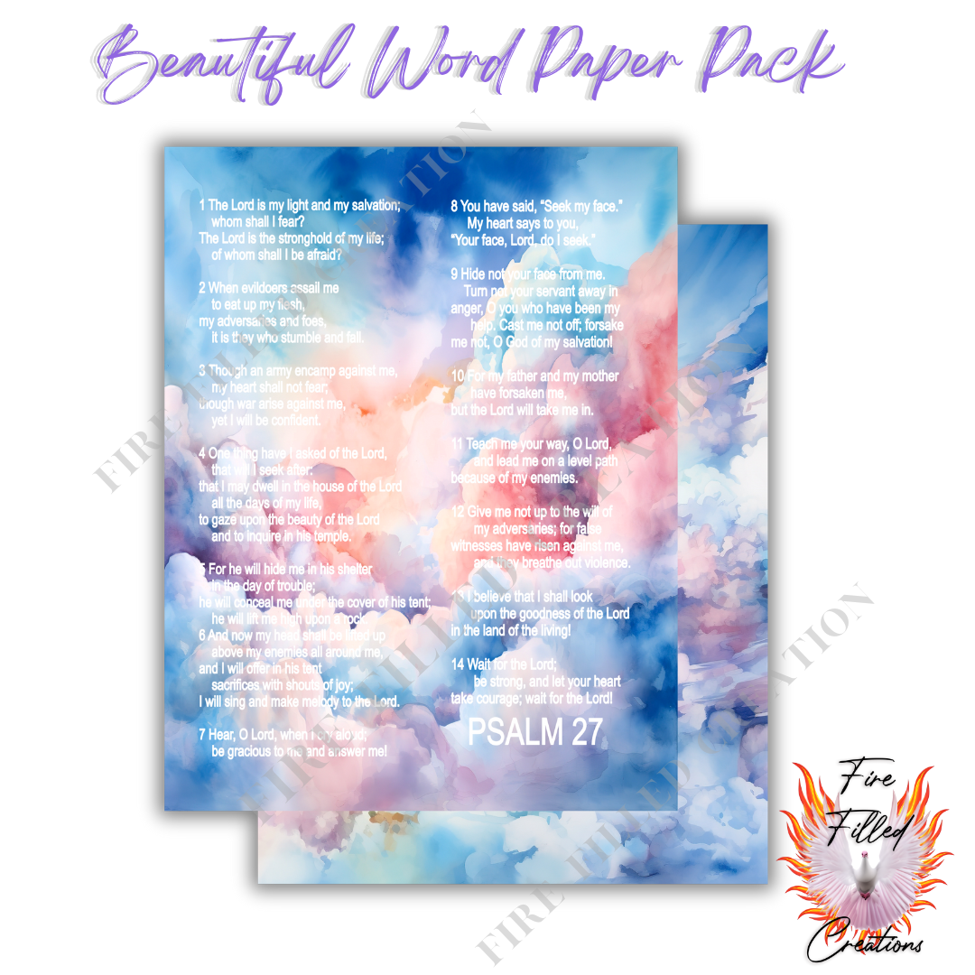 Beautiful Word Paper Pack (Digital)