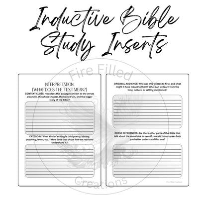 Inductive Bible Study