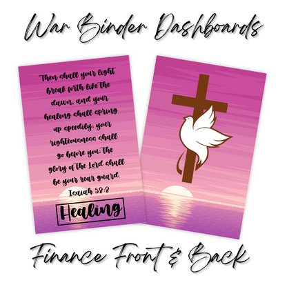 War Binder Cover and Dashboards - Collection #1 (Printable)