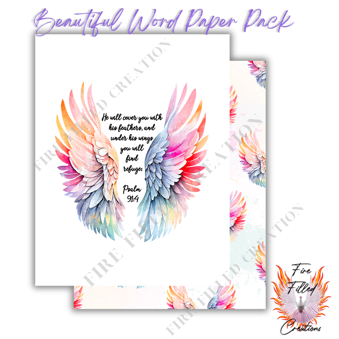 Beautiful Word Paper Pack (Printable)