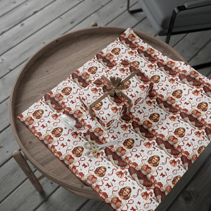 Cheerful Giver Gift Wrapping Paper - Fair Skin