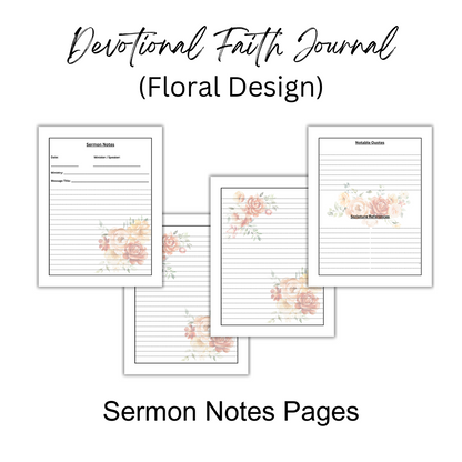 Devotional Faith Journal - Undated