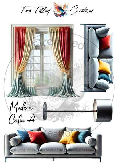 Furniture Sticker Sheets