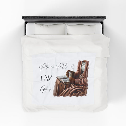 Velveteen Plush Blanket - Dark Skin Tone