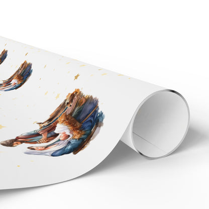 Nativity Gift Wrapping Paper - Fair Skin