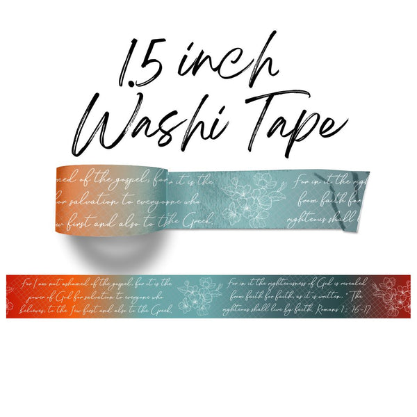 Live By Faith Washi