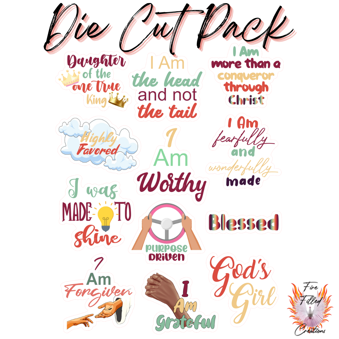 Affirmations - Sticker Sheets and Die Cuts
