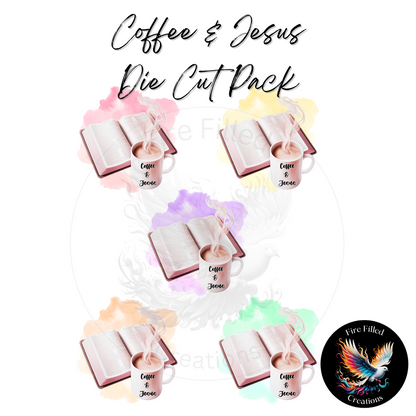 Coffee & Jesus - Sticker Sheet or Die Cut packs