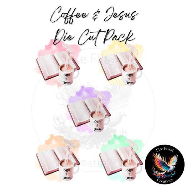 Coffee & Jesus - Sticker Sheet or Die Cut packs