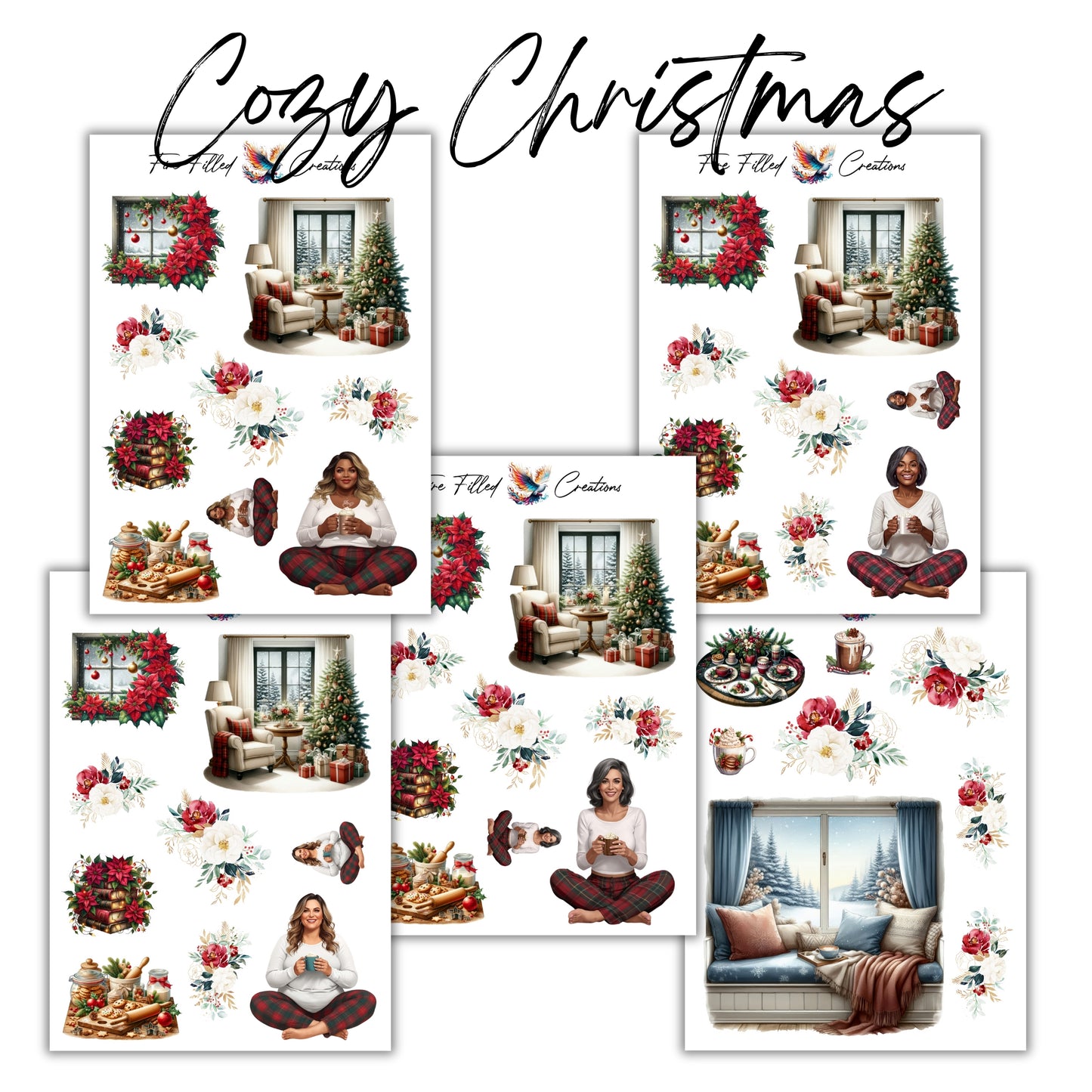 Cozy Christmas Sticker Sheets