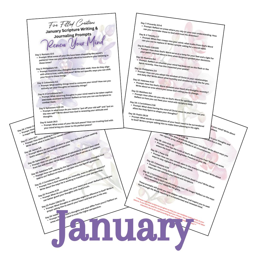 Scripture Writing Plan & Journaling Prompts
