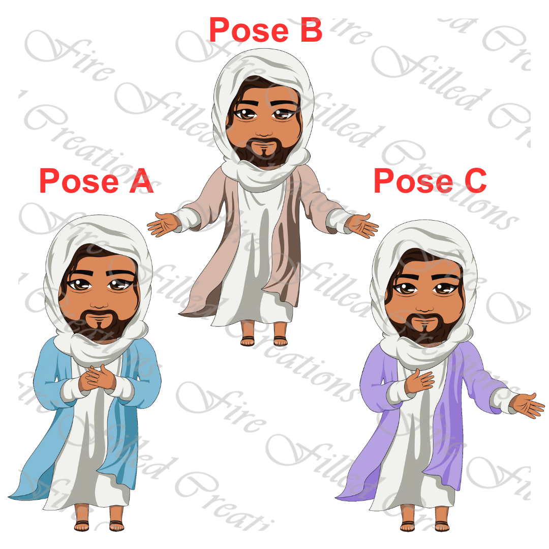 Jesus - Mini Faithful Sticker Sheets and Die Cuts