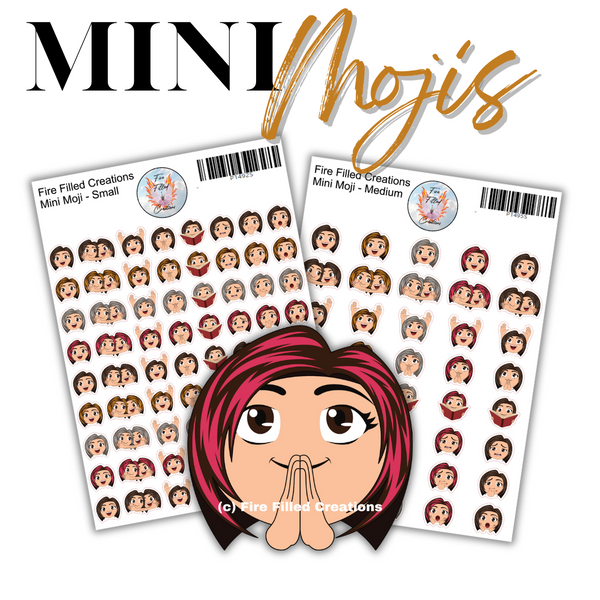 Mini Mojis - Sticker Sheet